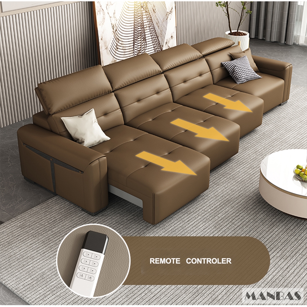 Genuine Leather Electric Conve - Home Cinema Room ulasan dan harga